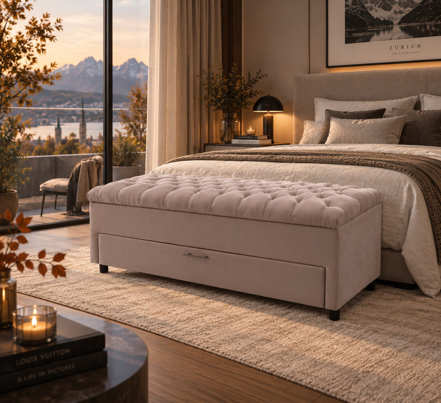 LUGANO™ – Premium Sitzbank mit Stauraum